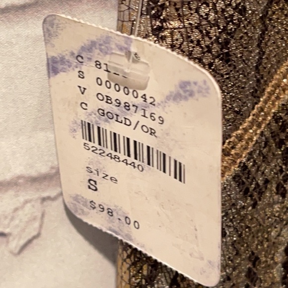 NWT VEGAN LEATHER ANIMAL PRINT LEGGINGS SZ SM FP - Picture 9 of 13